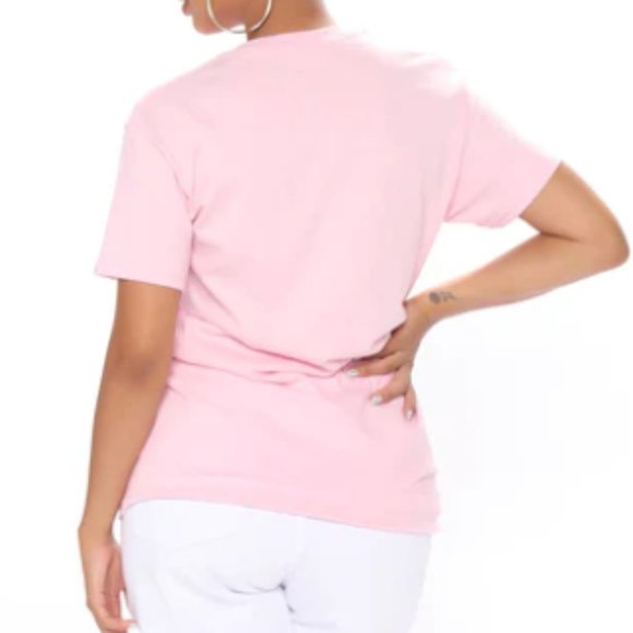 NWT 'Mom Mode' Short sleeve Pink Top~XL - Picture 3 of 5